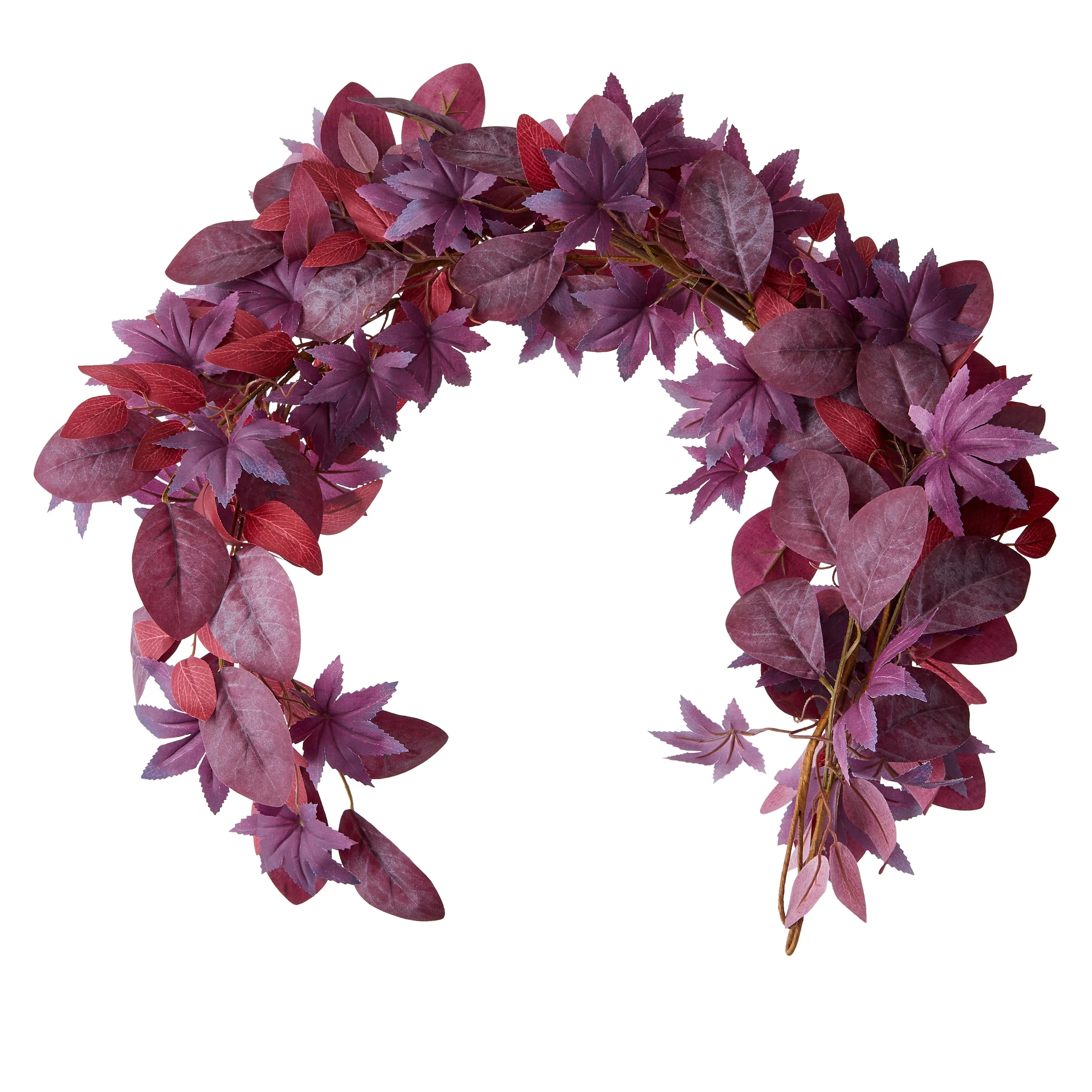 Maple Leaf Garland, Purple, 6', Fall by Way To Celebrate | Walmart (US)