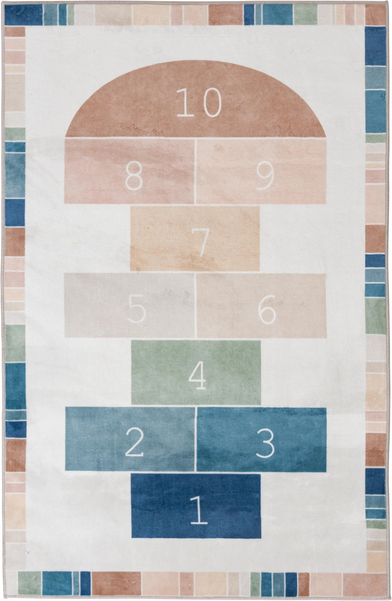 Mainstays 36"x56" Hopscotch Faux Fur Indoor Area Rug | Walmart (US)