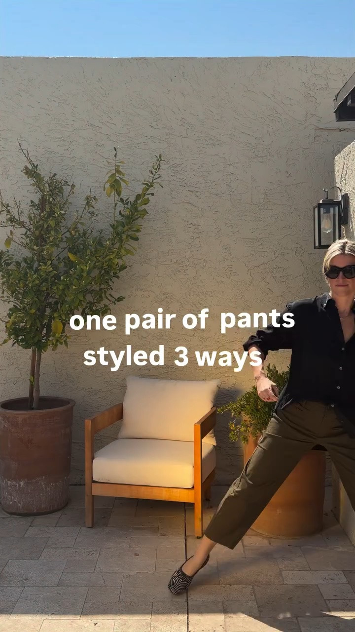 Easing into fall with these @ruti slouchy soft twill pants in burnt olive, the perfect transition piece for my closet. 

Styled three ways.

Comment SHOP if you’d like links

#womenswear #womensfashion #fallfashion #stylinginspo #fashiontrends