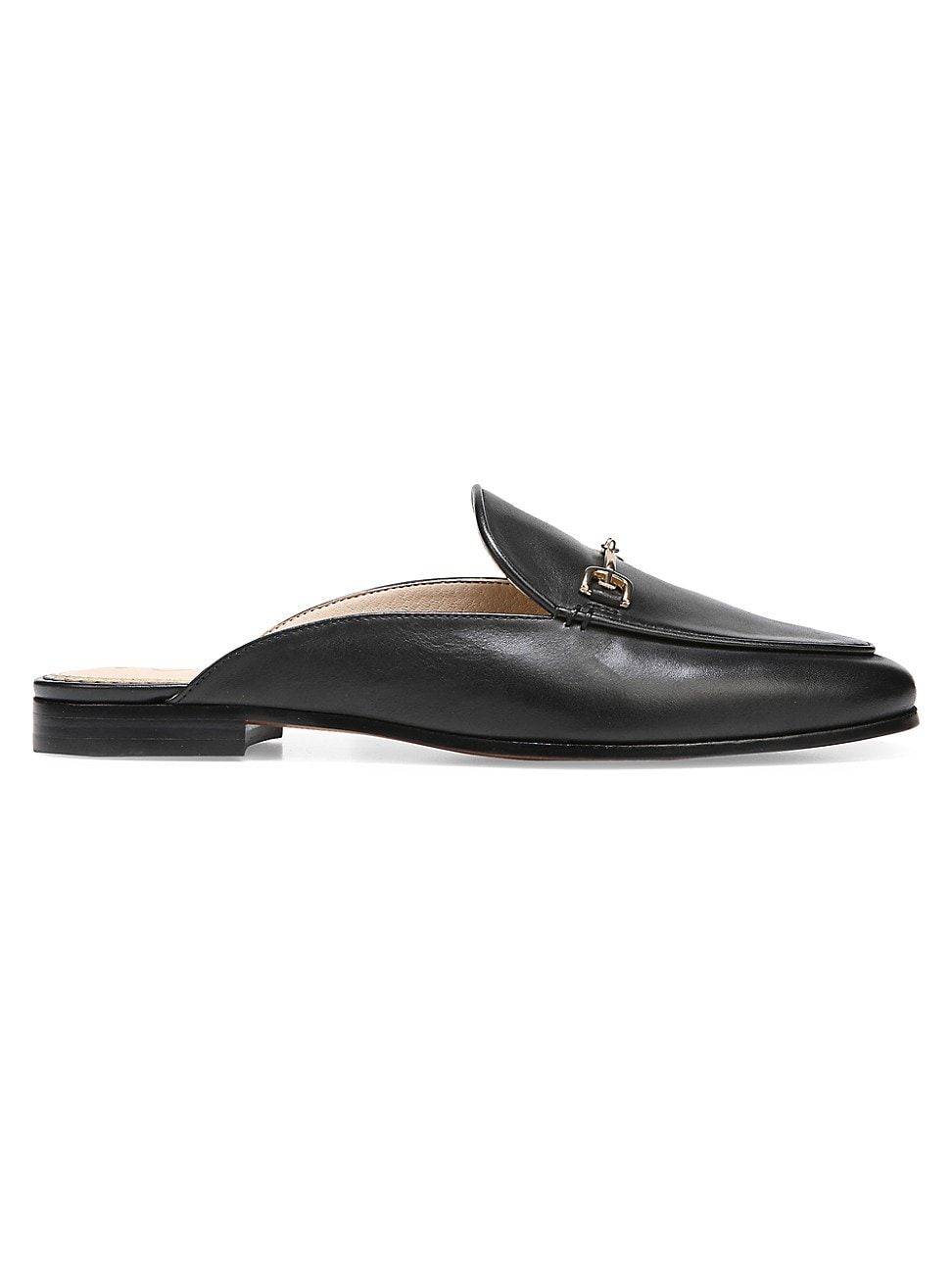 Sam Edelman Women's Linnie Leather Loafer Mules - Black - Size 10.5 | Saks Fifth Avenue
