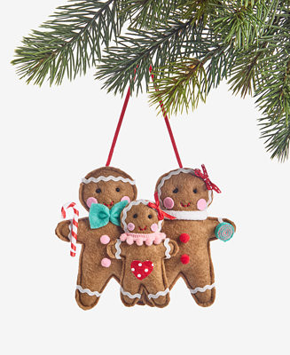 Holiday Lane Gingerbread Village Gingerbread Family Ornament, Macy's Exclusive - Macy's | Macy's