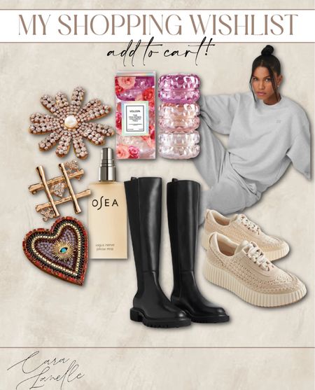 Shopping wishlist! Everything I have my eye on 😍

Outfit, loungewear, work from home outfit, jewelry, brooch, anthropologie, boots, high boots, sneakers, candles, women’s gifts, beauty, lifestyle 

#LTKstyletip #LTKGiftGuide #LTKshoecrush
