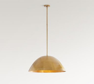 Sloane Metal Dome Pendant (30") | Pottery Barn (US)