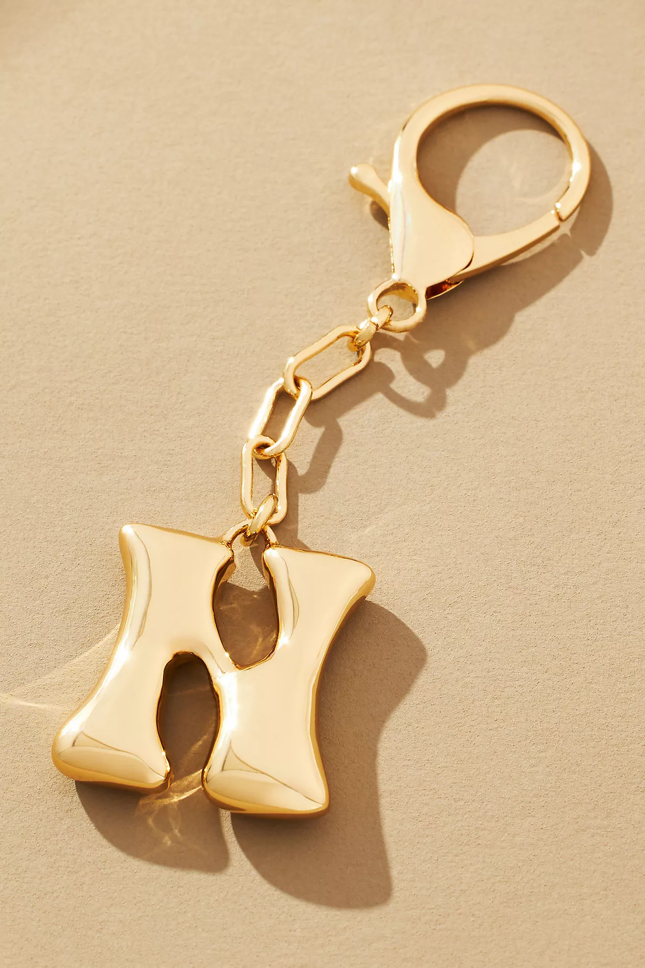Bubble Letter Monogram Bag Charm | Anthropologie (US)