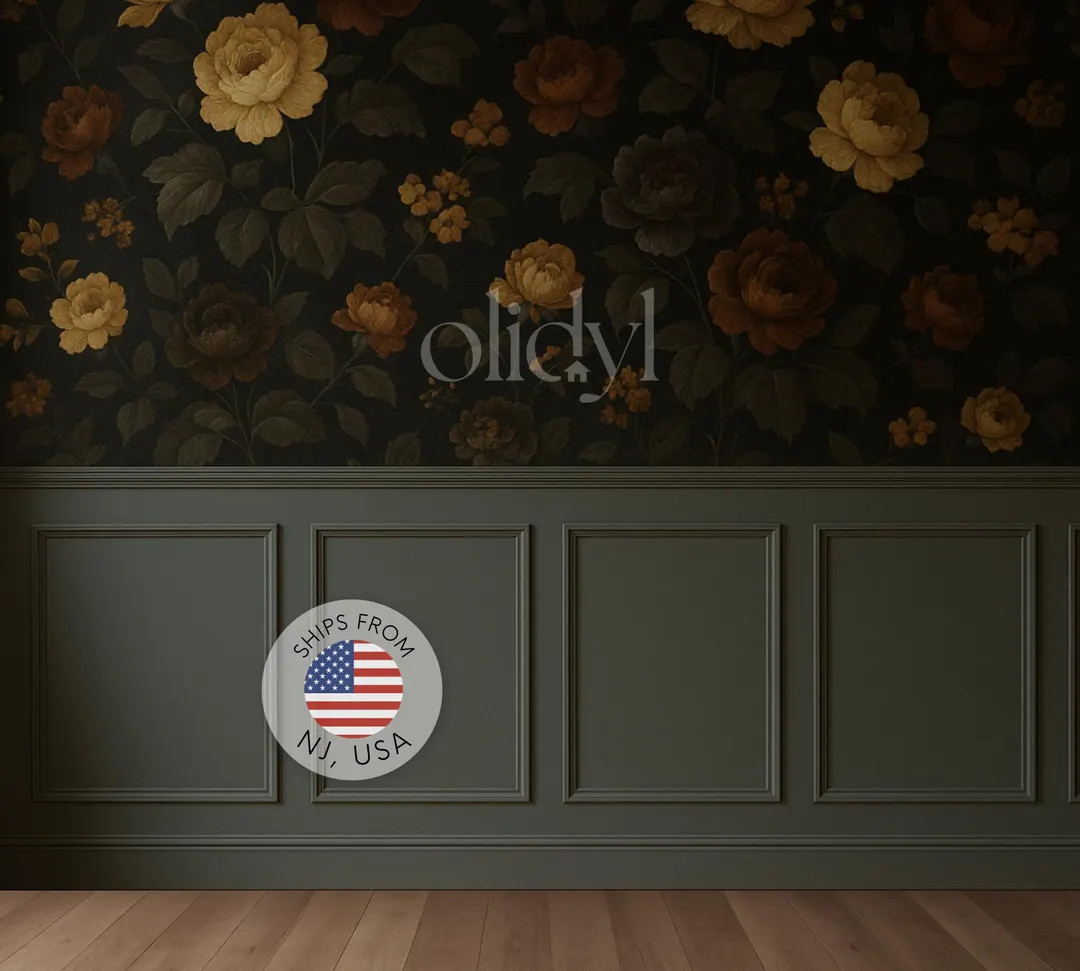 DIY Wainscoting Kit: Peel & Stick Wall Paneling - Half Wall Design - Etsy | Etsy (US)