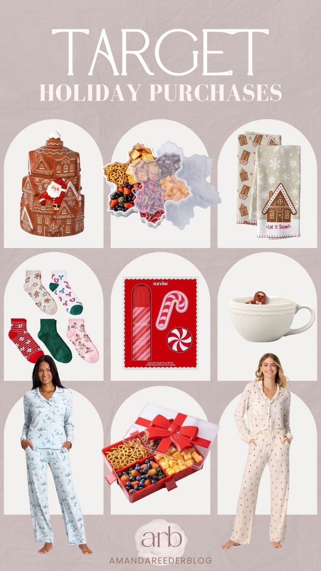 My recent holiday purchase from Target and all are currently on SALE! Cozy pjs, festive kitchen picks and the cutest gift ideas!

#BlackFriday #BlackFridayDeals #TargetHoliday #TargetFinds #Christmaspjs #pajamas #HolidayGifts #StockingStuffers

Follow my LTK @amandareederblog on the @shop.LTK app to view this post and get my exclusive app-only content!

#LTKHoliday #LTKGiftGuide #LTKCyberWeek