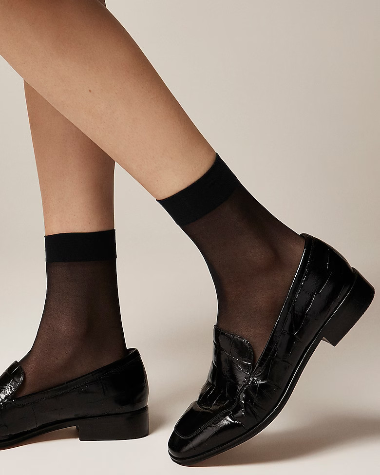 Sheer bootie socks three-pack | J. Crew US