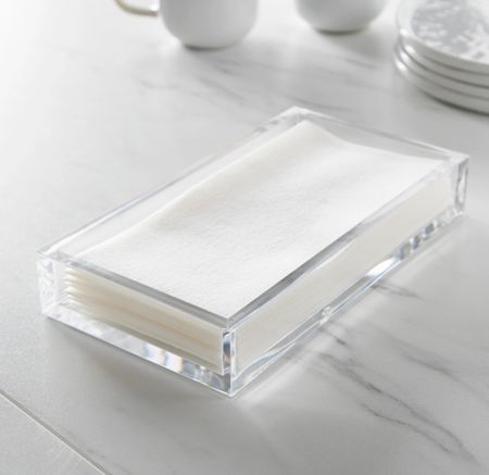 Acrylic hand towel/hand napkin holder for bathrooms. 

#LTKstyletip #LTKGiftGuide #LTKhome