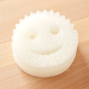 Scrub Daddy® Dye-Free Scrub Daddy® Sponge White | The Container Store
