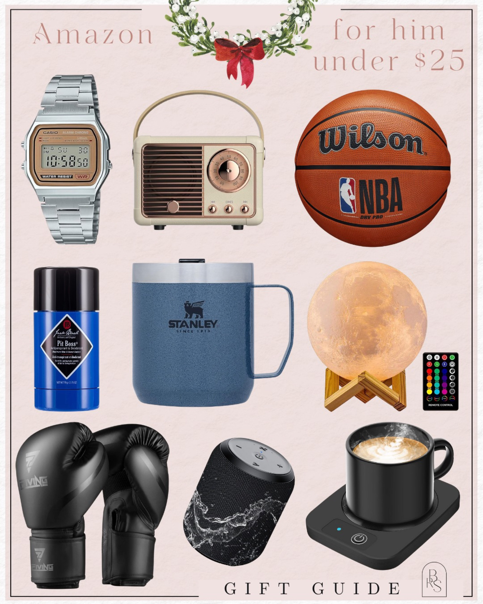 Amazon Holiday gift ideas for him under 25 dollars, Holiday gifts under 25 dollars 

#LTKGiftGuide #LTKfindsunder50 #LTKfindsunder100