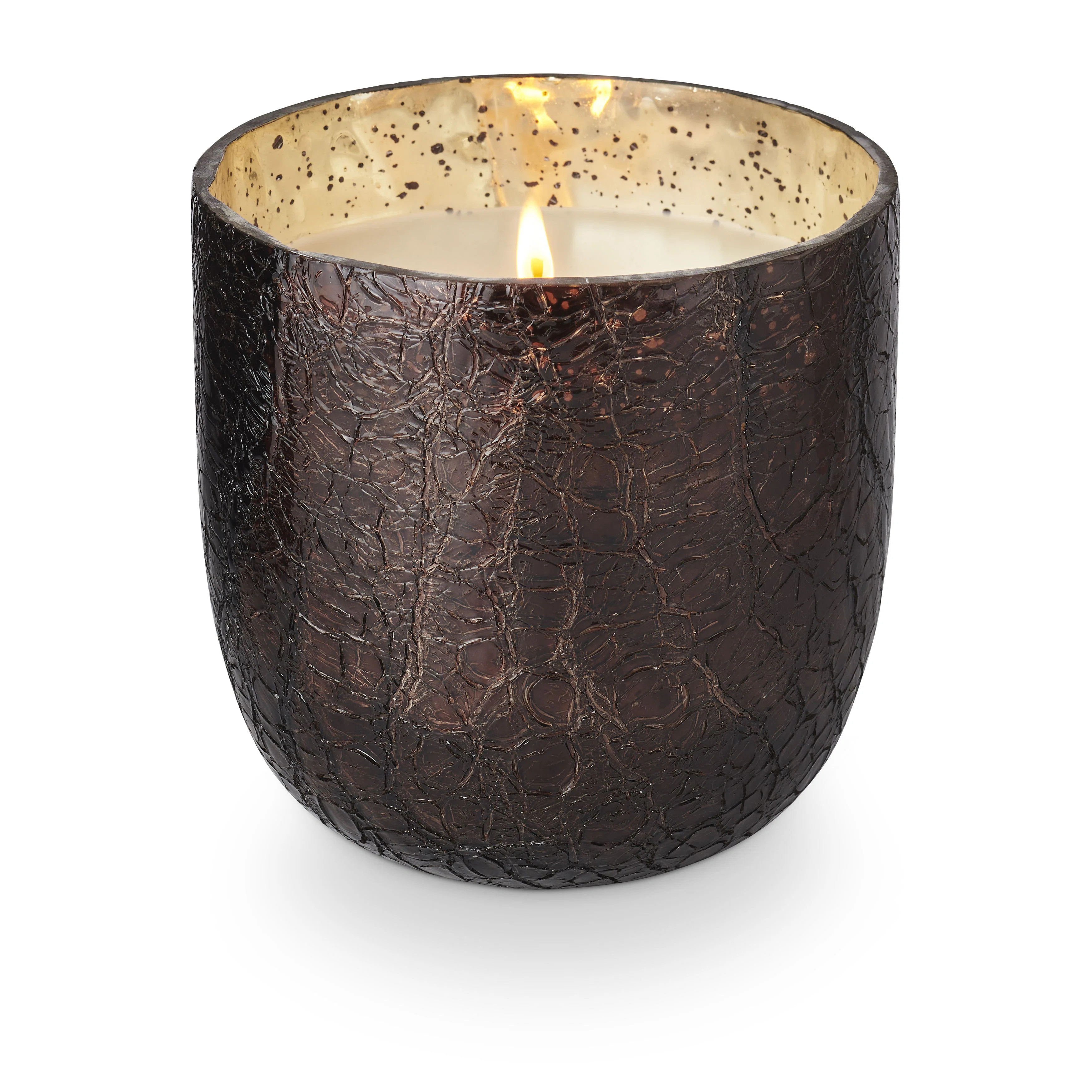 Illume ILLUME Noble Holiday Midnight Pumpkin Large Crackle Glass Candle | Wayfair | Wayfair North America