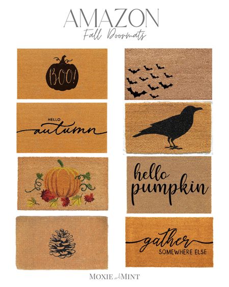 Amazon home / fall doormats / pumpkin doormat / Halloween doormats / fall front porch / front porch decor

#LTKstyletip #LTKhome #LTKSeasonal