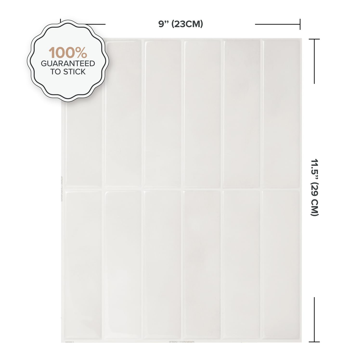 Smart Tiles Peel and Stick Backsplash - 5 Sheets of 11.43" x 9" - 3D Adhesive Peel and Stick Tile Backsplash for Kitchen, Bathroom, Wall Tile | Amazon (US)