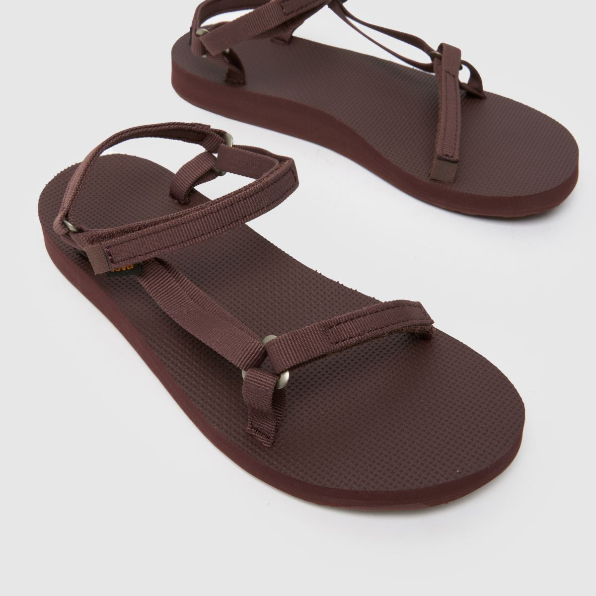 Womens Burgundy Teva Original Universal Slim Sandals | schuh | Schuh