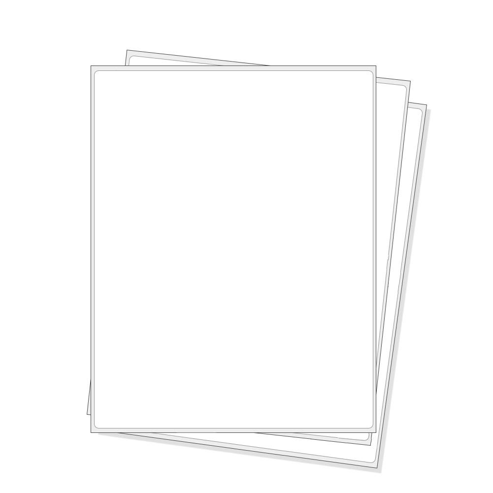 Full Sheet Address Shipping Labels - 8-1/2" x 11" - 100 Labels | Amazon (US)
