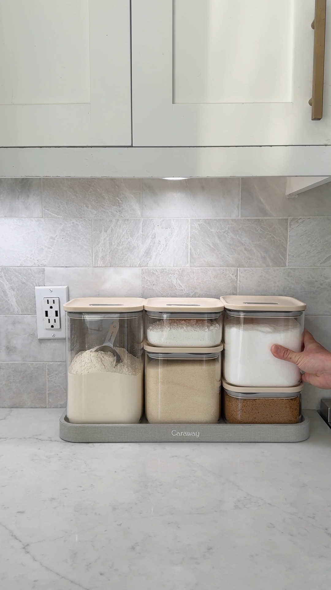 I’m loving this glass airtight storage container set to store all my baking staples. This is a great non-toxic storage option for your home. Is everything fresh by the touch of a button to make an airtight seal. Get 10% off using my code “dpiahome”.  🤍

→ Follow me @dpiahome for more home decor inspiration, DIY, style, deals, & affordable finds. 🤍

xo, Danielle
.
.
#kitchen #pantry #storagesolutions #caraway @caraway

#LTKFamily #LTKHome #LTKSaleAlert
