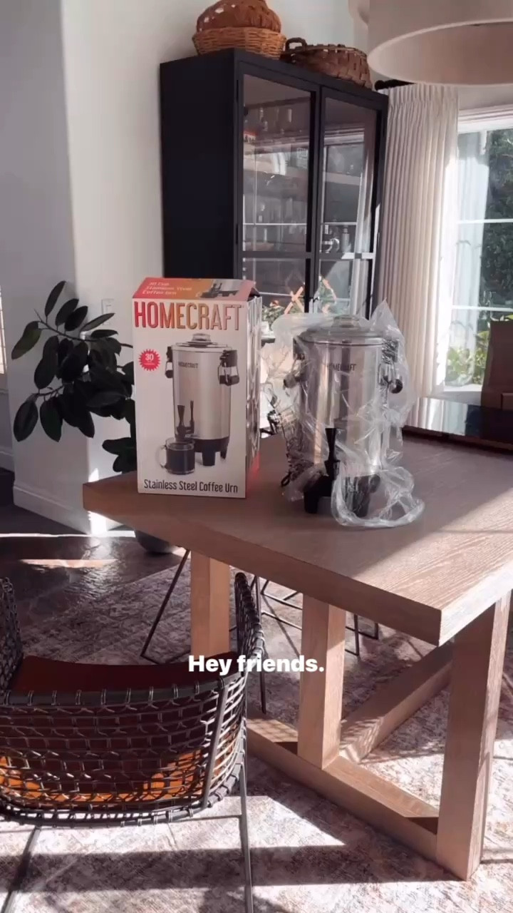 Exciting to have this 30 cup coffee maker for hosting Thanksgiving and Christmas this year! 

I have a big family so our regular coffee machine doesn’t get the job done for holiday parties. 

#LTKParties #LTKHome #LTKHoliday