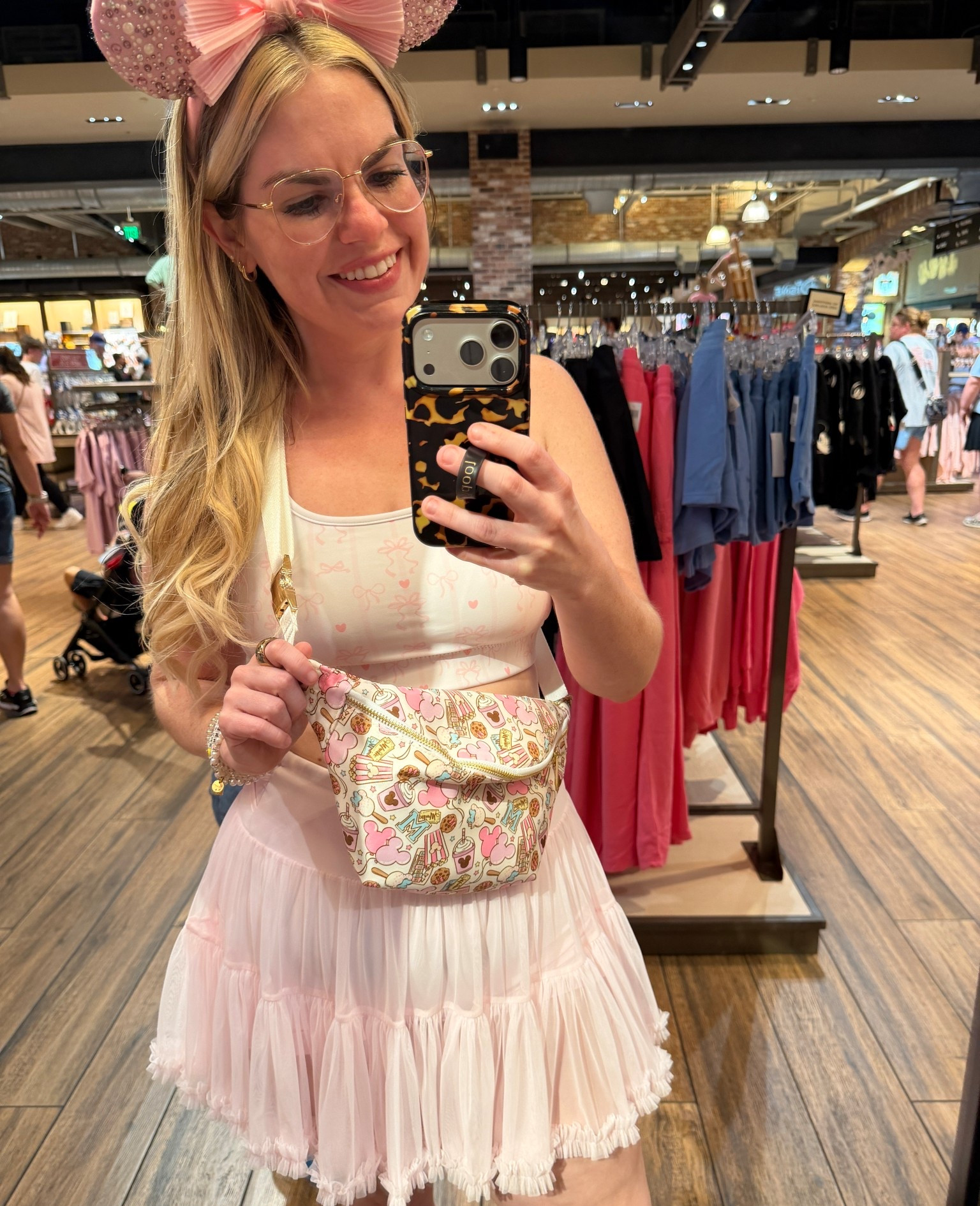 Magic Kingdom outfit? Say no more. Taking at Disney Springs wearing a medium and both the top and bottom. ￼

#LTKdayinmylife #LTKootd #LTKvlog