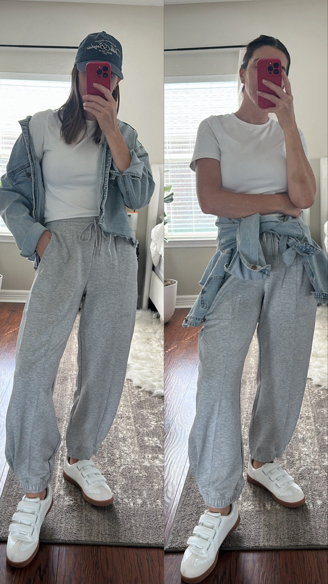 Scuba knit joggers from Walmart. There are SO many coordinating pieces in this color and lots of other colors. You have to see the dress. Wearing a small and they’re pretty relaxed so I could size down too. Wear for coffee run, school drop off, errands 

#LTKFindsUnder50 #LTKSeasonal #LTKStyleTip