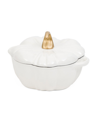 4qt Cast Iron Pumpkin Dutch Oven | TJ Maxx