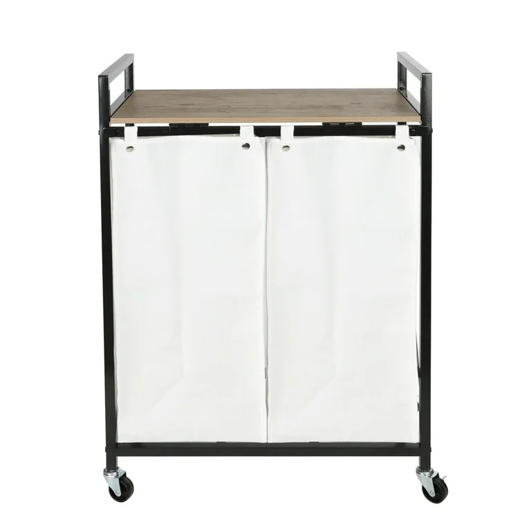 Better Homes & Gardens Metal Frame Laundry Sorter with 2 White Fabric Liners, Adult | Walmart (US)