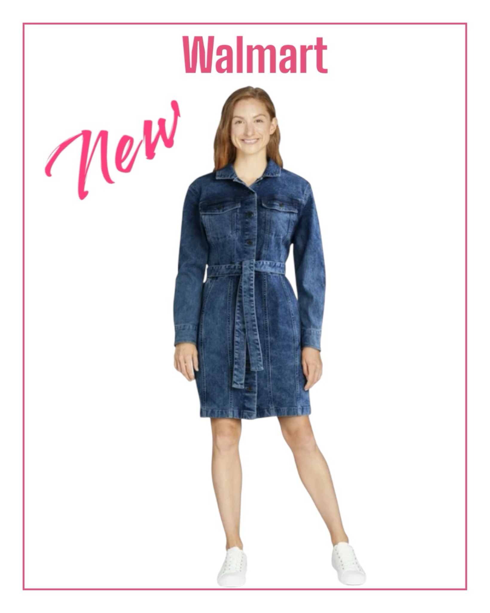 New arrival @walmart
Jean dress for $24.00. 
#jeandress
#outfitts

#LTKSeasonal #LTKfindsunder50