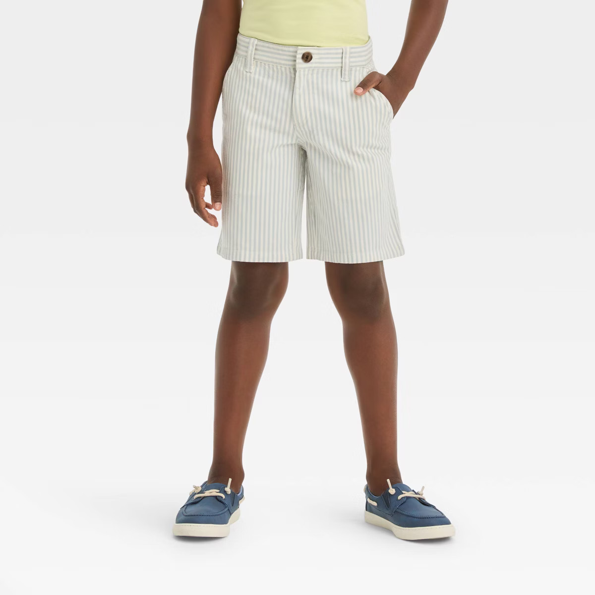 Boys' Chambray 'At the Knee' Chino Shorts - Cat & Jack™ | Target