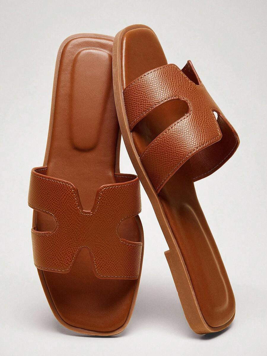 SHUZIA Women's Comfy Everyday Casual Flat Sandals For Christmas Valentine's Day Summer Shoes | SHEIN