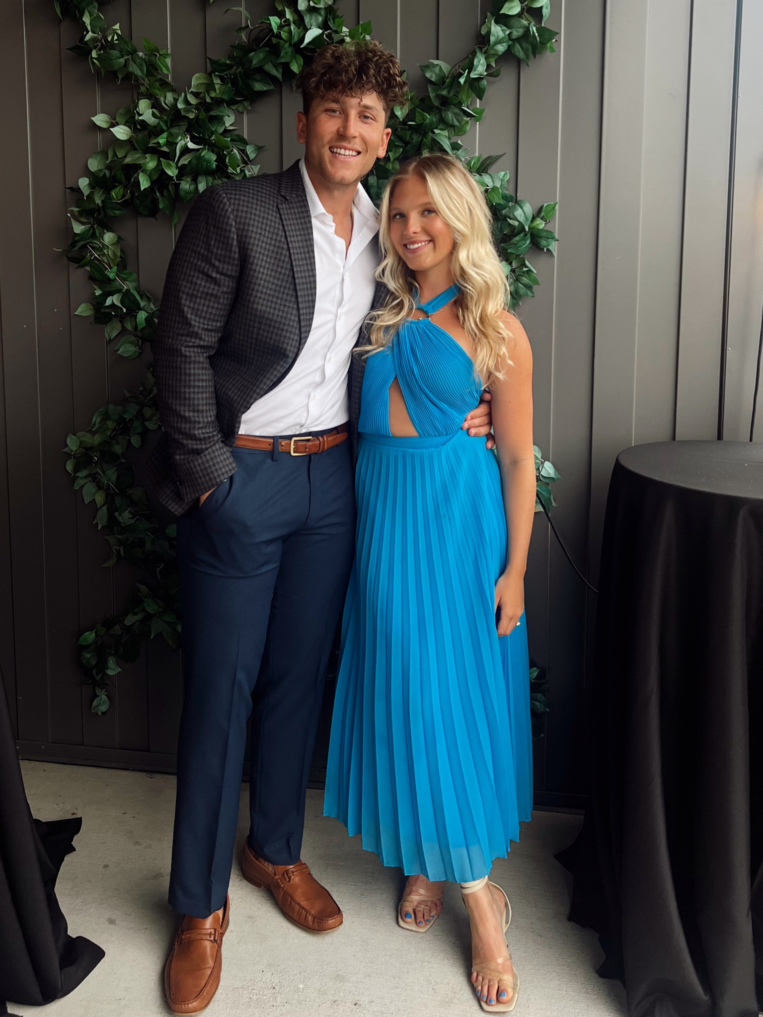 blue wedding guest dress fit ! Zara: size small.

#LTKwedding #LTKstyletip