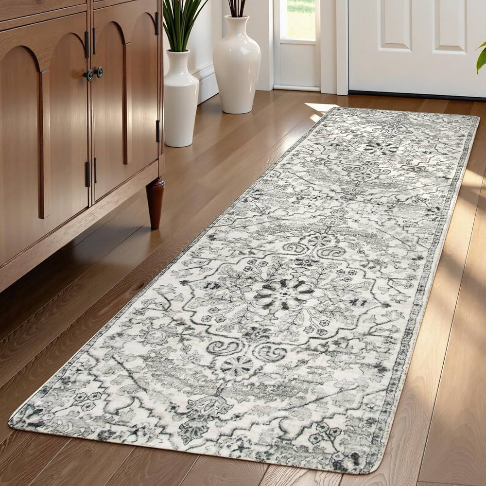 Lahome Washable Runner Rugs with Rubber Backing, 2x7 Hallway Runner Rug Soft Kitchen Carpet Runne... | Amazon (US)
