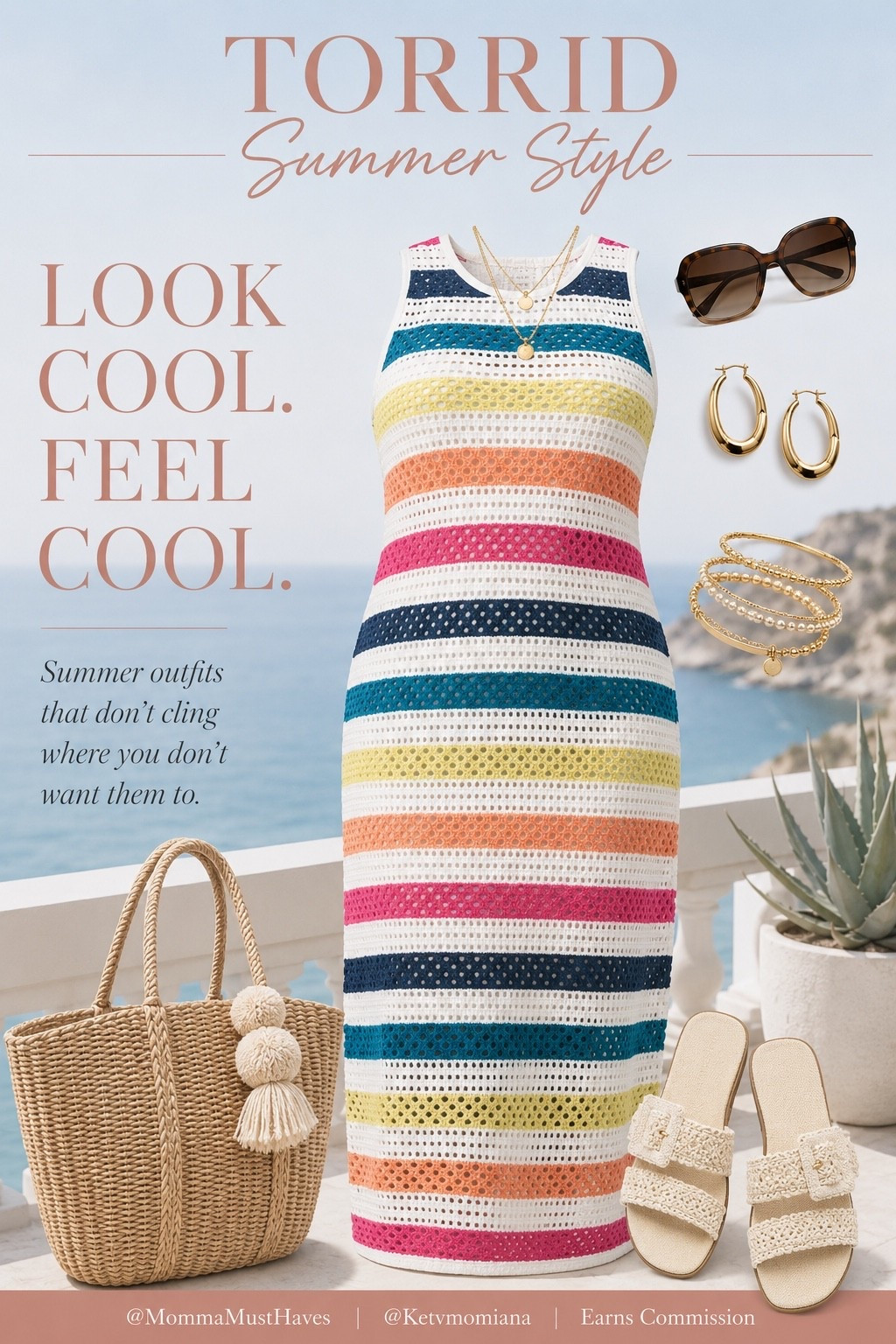 vacation outfits beach | Vacation outfits are supposed to be easy—and this Torrid dress understood the assignment. ☀️

The flowy fit, pockets, and lightweight fabric make it one of those pieces you can throw on and instantly look put together. Pair it with comfy sandals, a straw tote, and a few gold accessories and you're ready for beach walks, cruise dinners, or chasing kids around the resort without feeling restricted.

Linked in my LTK under Shop My Posts. 💜 #TorridFashion
#PlusSizeStyle
#VacationOutfitsForWomen #plussizemom @Torrid

#LTKPlusSize #LTKSeasonal #LTKootd