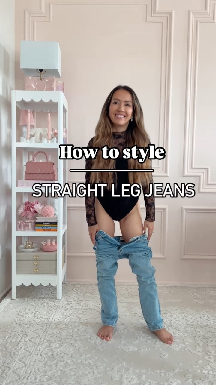How to style straight leg jeans (on sale) and my lace bodysuit is only $15! 

jeans 23 short 
bodysuit xxs 

#LTKSaleAlert #LTKFindsUnder100 #LTKWatchNow