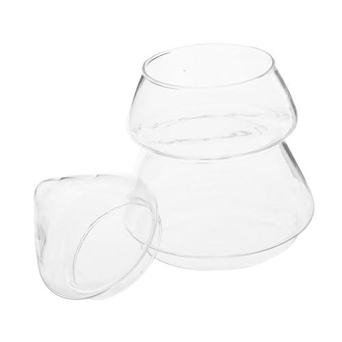 CONGARTENO Glass Candy Jar with Lid Christmas Tree Shaped Transparent Snack Container Holiday Tree Jar for Xmas Party Decor Sealed Freshness Storage for Cookies and Candy | Amazon (US)