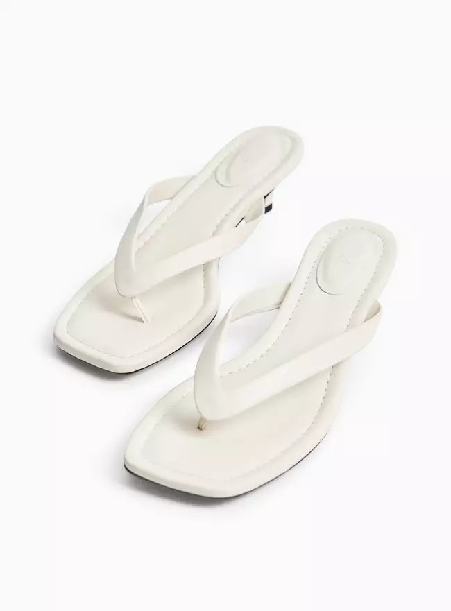 Buy Stone Heeled Toe Post Sandals 3 | Sandals | Tu | Tu Clothing