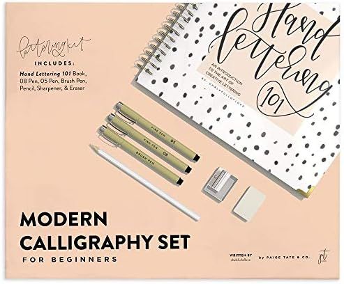 Modern Calligraphy Set for Beginners: A Creative Craft Kit for Adults featuring Hand Lettering 101 B | Amazon (US)