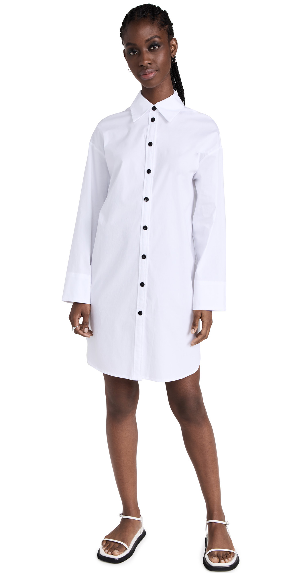 Proenza Schouler White Label Soft Poplin Button Down Dress | Shopbop