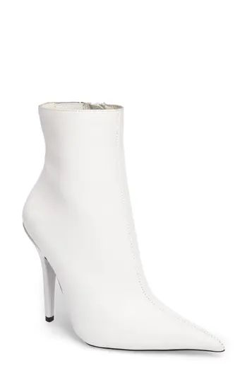 Women's Jeffrey Campbell Vedette Pointy Toe Booties, Size 9 M - White | Nordstrom