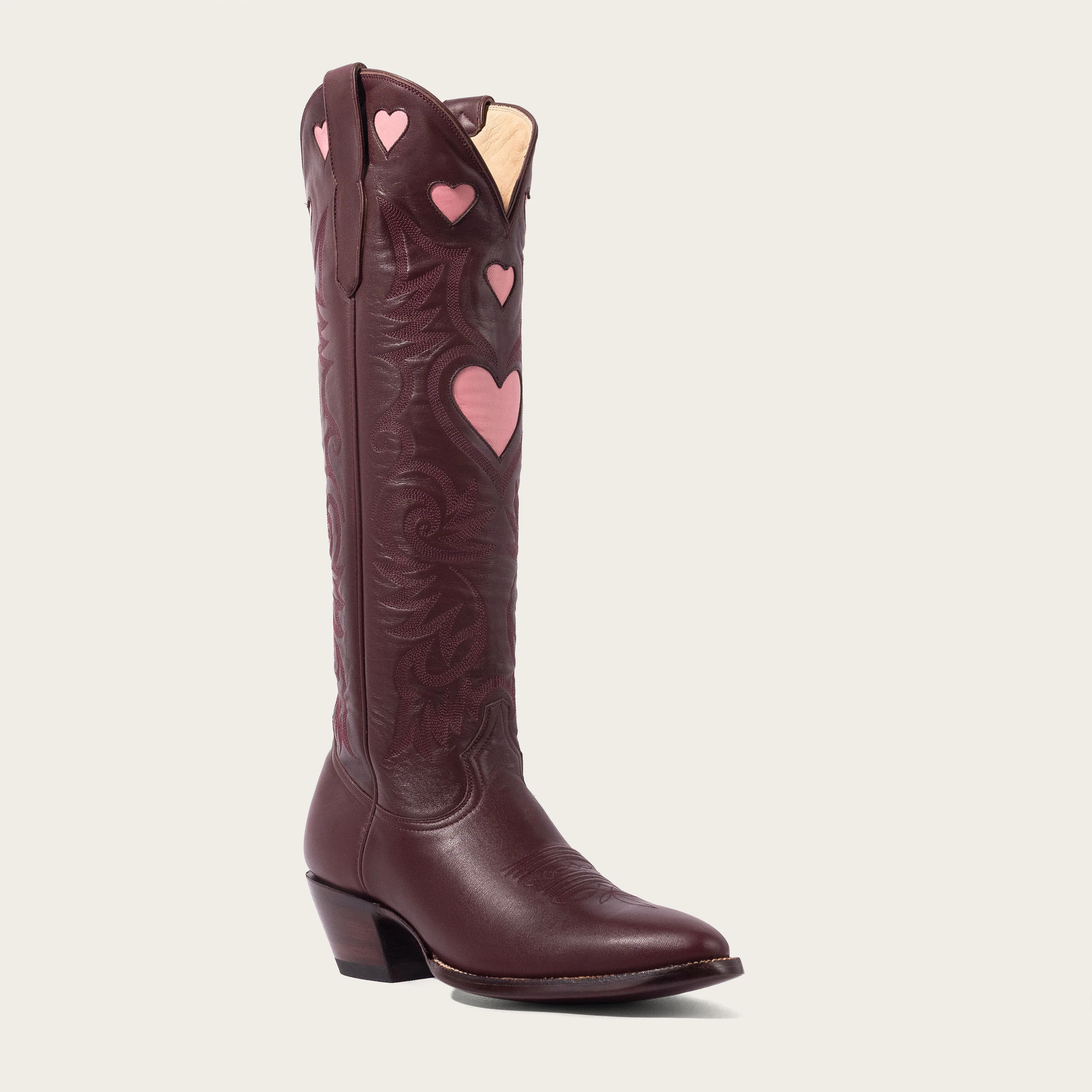 Sangria & Pink Heart Boot Limited Edition | CITY Boots