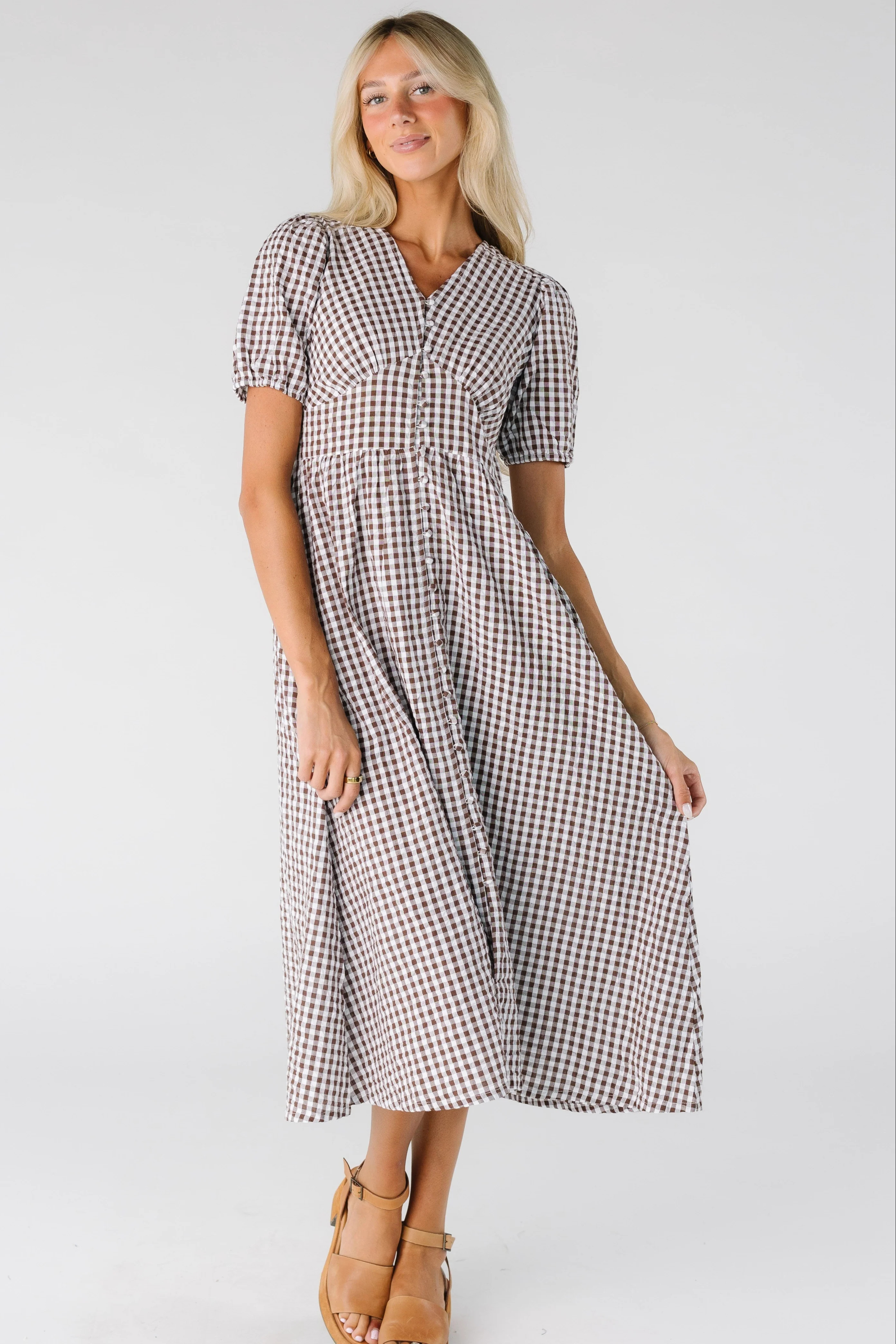 Citrus Bella Gingham Dress | Called To Surf