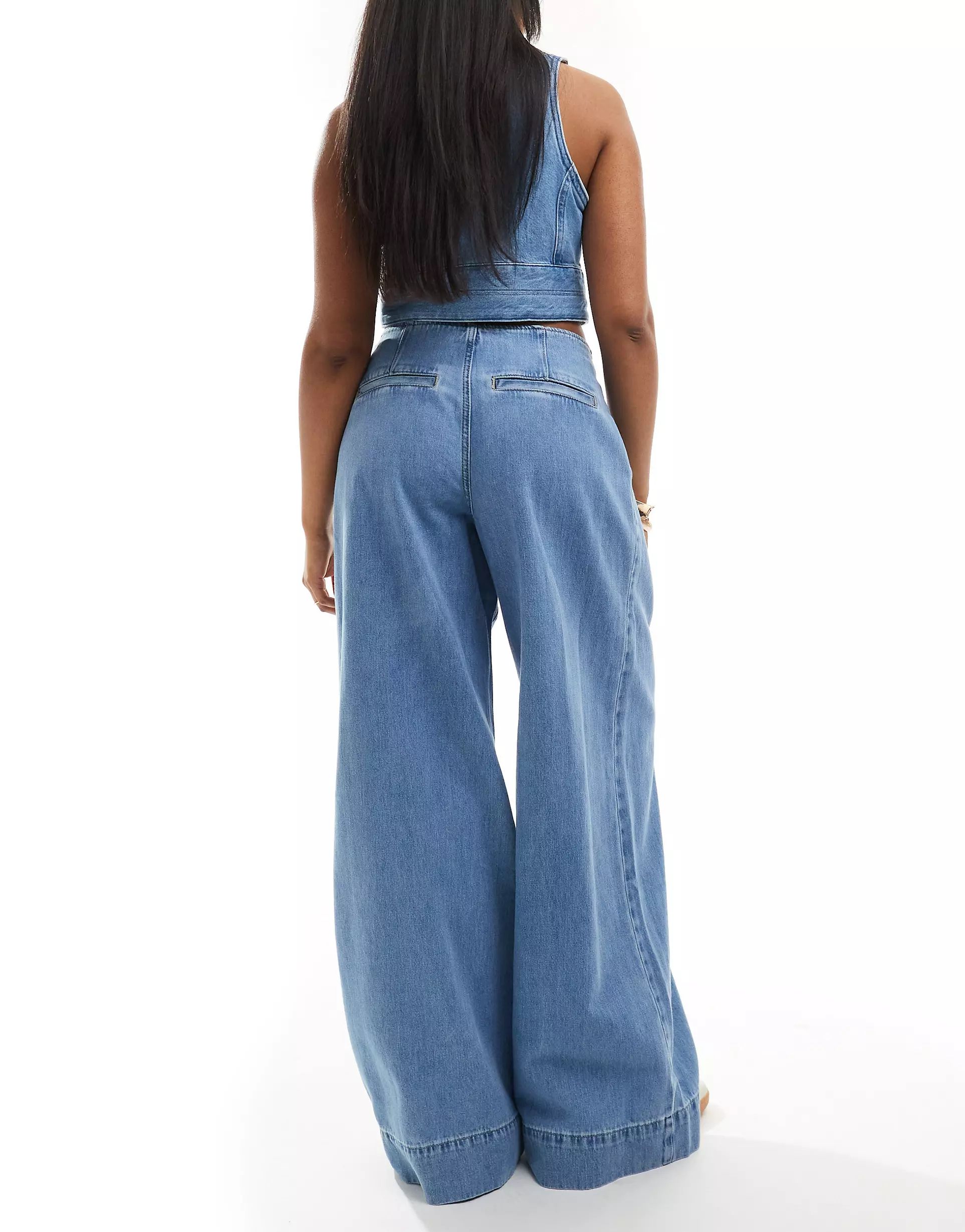 River Island slouchy jean in light blue | ASOS | ASOS (Global)