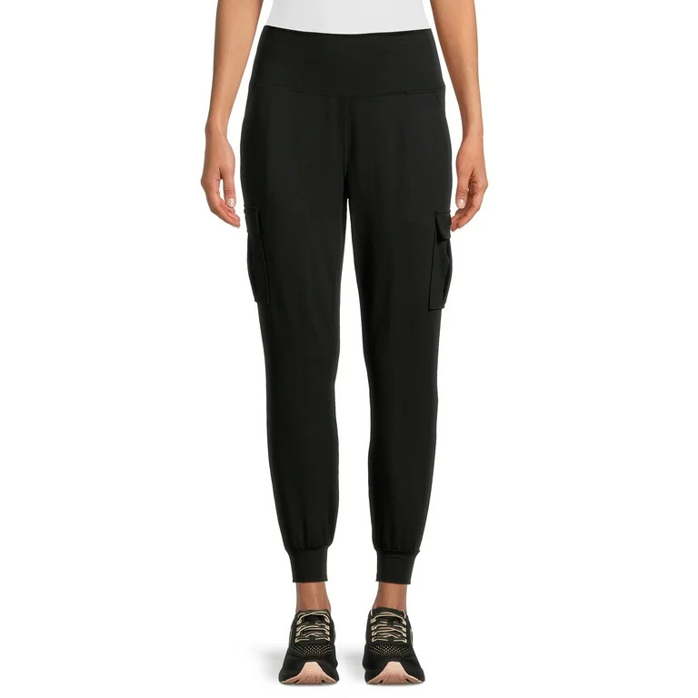 Avia Women's Yoga Cargo Joggers, 27.5" Inseam, Sizes XS-XXXL | Walmart (US)