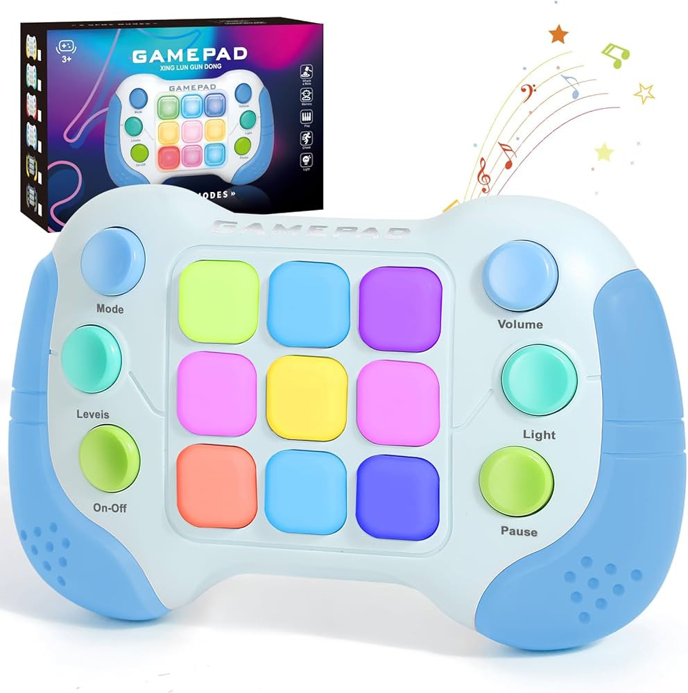 Fast Press Push Game Fidget Toys Handle, Flashing Handheld Game for Kids Teens Adults, Electronic... | Amazon (US)