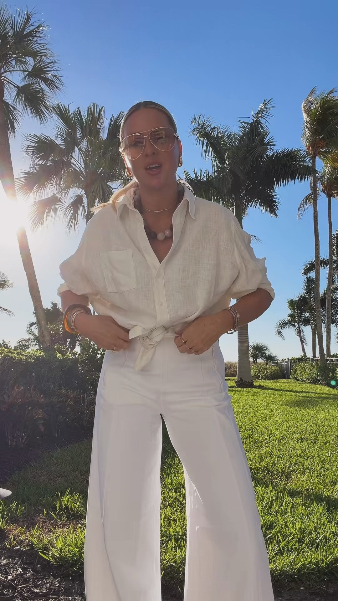 The most clicked lulu pants in white! 
Do your tts! I’m in smalls.

Spring outfits 2026. Vacation outfits beach. Spring outfit. Resort wear. Date night. 

#LTKOver40 #LTKootd #LTKSeasonal
