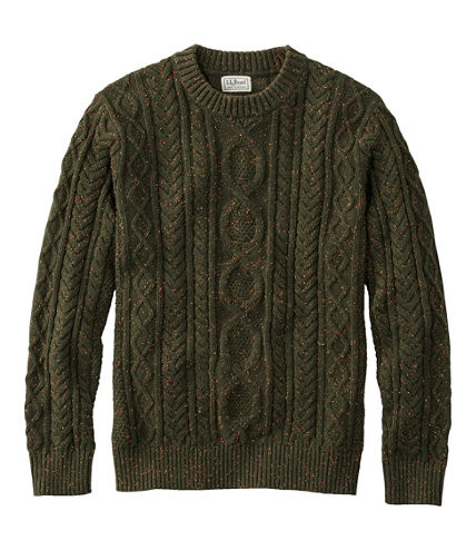Men's Bean's Heritage Soft Cotton Fisherman Sweater, Crewneck | L.L. Bean