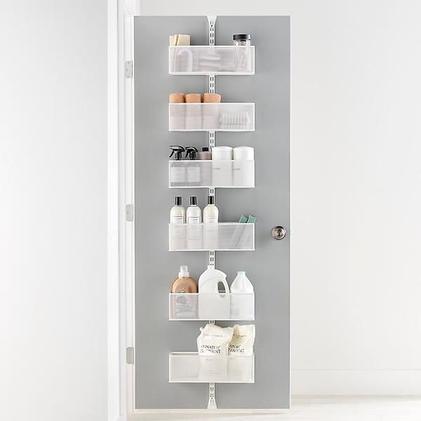 Elfa Utility Large Over the Door Rack | The Container Store