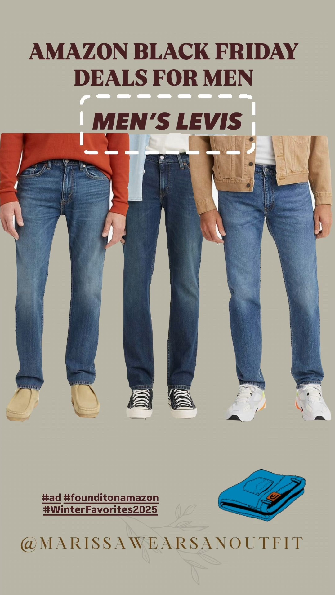 My husband likes the 505 and 511s! 
He wears 32x30. 

#LTKGiftGuide #LTKMens #LTKCyberWeek