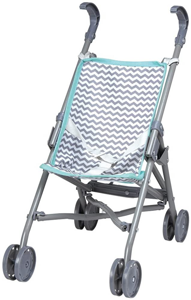 ADORA Doll Accessories Zig Zag Small Umbrella Toy Play Stroller for Kids 3 years & up , Grey | Amazon (US)