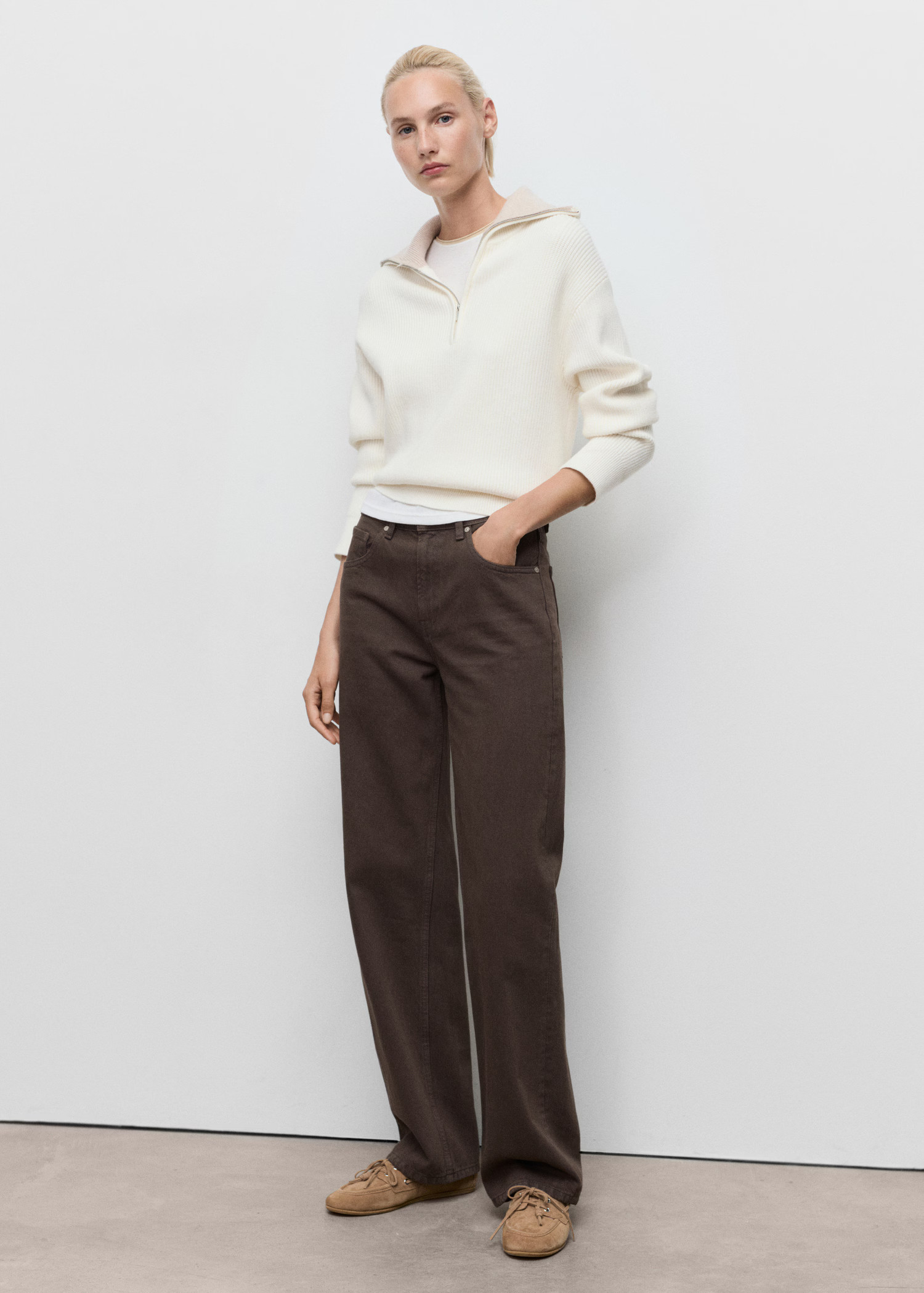 Miami medium-rise straight-fit jeans - Women | MANGO USA | Mango (US/MX/AU)