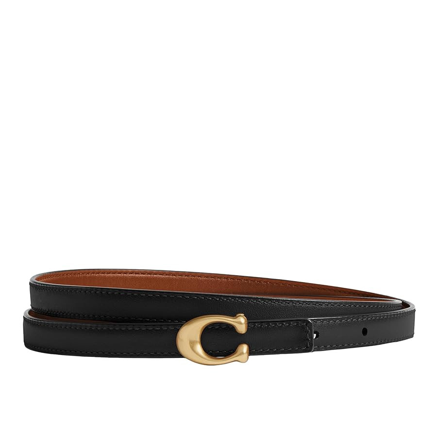 Amazon.com: Coach 13mm Sculpted C Reversible Belt : Clothing, Shoes & Jewelry | Amazon (US)