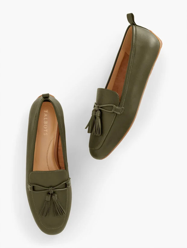 Jessie Tassel Driving Moccasins - Soft Nappa | Talbots